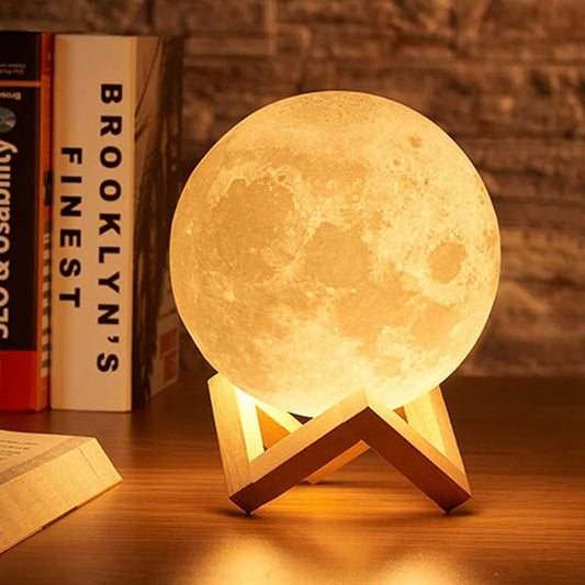 Lampe LED en forme de lune