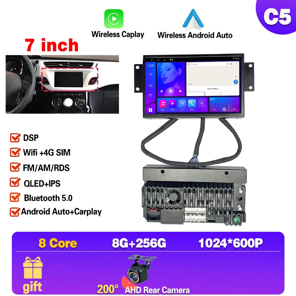 Carplay Multimedia Android pour Citroen DS3/C3