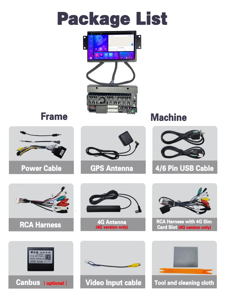 Carplay Multimedia Android pour Citroen DS3/C3